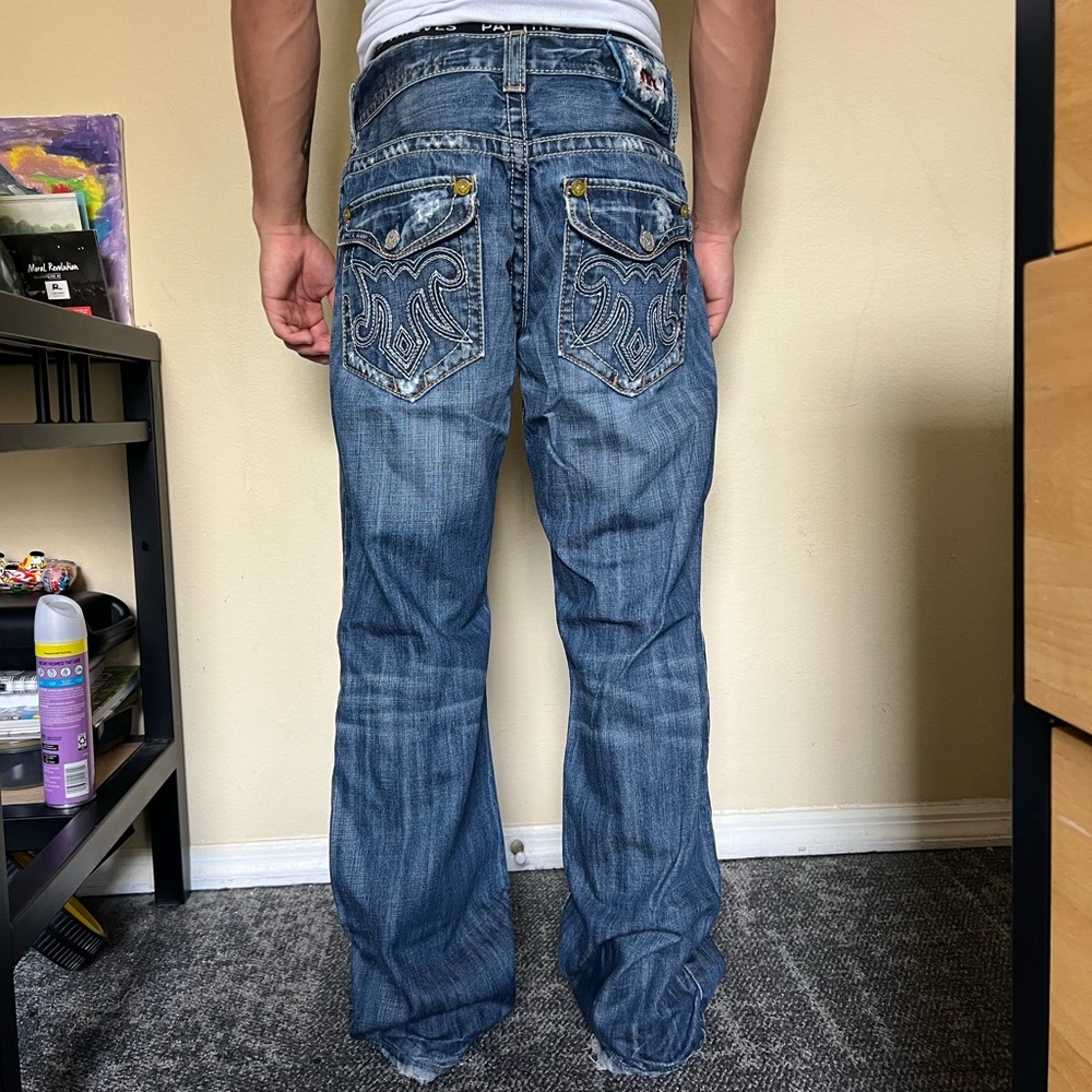 Men’s vintage bootcut denim jeans